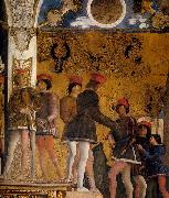 Andrea Mantegna The Court of Gonzaga oil painting artist